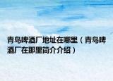 青岛啤酒厂地址在哪里（青岛啤酒厂在那里简介介绍）