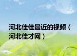 河北佳佳最近的视频（河北佳才网）
