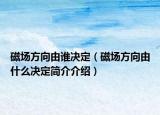磁场方向由谁决定（磁场方向由什么决定简介介绍）