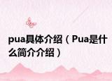 pua具体介绍（Pua是什么简介介绍）