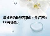 最好听的杜鹃圆舞曲（最好听的DJ有哪些）