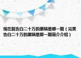 现在就告白二十万的黑锅是哪一期（完美告白二十万的黑锅是那一期简介介绍）