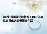 dnf封号永久还能救吗（DNF怎么让自己永久封号简介介绍）