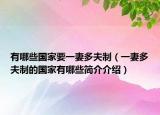 有哪些国家要一妻多夫制（一妻多夫制的国家有哪些简介介绍）