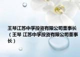 王琴江苏中孚投资有限公司董事长（王琴 江苏中孚投资有限公司董事长）