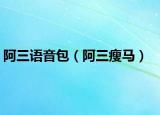 阿三语音包（阿三瘦马）