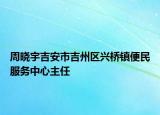 周晓宇吉安市吉州区兴桥镇便民服务中心主任