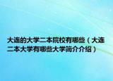 大连的大学二本院校有哪些（大连二本大学有哪些大学简介介绍）