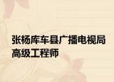 张杨库车县广播电视局高级工程师
