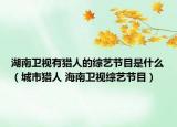 湖南卫视有猎人的综艺节目是什么（城市猎人 海南卫视综艺节目）