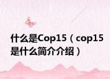 什么是Cop15（cop15是什么简介介绍）