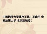 中国地质大学北京王伟（王建平 中国地质大学 北京副教授）