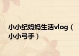 小小纪妈妈生活vlog（小小弓手）