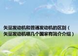 矢量发动机和普通发动机的区别（矢量发动机哪几个国家有简介介绍）