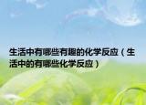 生活中有哪些有趣的化学反应（生活中的有哪些化学反应）