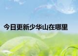 今日更新少华山在哪里