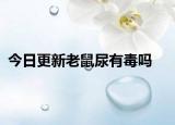 今日更新老鼠尿有毒吗
