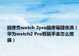 鍗庝负watch 2pro鎬庝箞鍏虫満（华为watch2 Pro智能手表怎么熄屏）