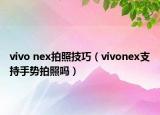 vivo nex拍照技巧（vivonex支持手势拍照吗）