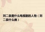 刘二泉是什么电视剧的人物（刘二泉什么病）