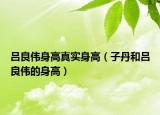 吕良伟身高真实身高（子丹和吕良伟的身高）
