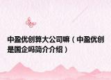 中盈优创算大公司嘛（中盈优创是国企吗简介介绍）