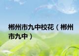 郴州市九中校花（郴州市九中）