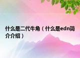 什么是二代牛角（什么是edn简介介绍）