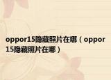 oppor15隐藏照片在哪（oppor15隐藏照片在哪）