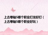 上古卷轴5哪个职业打龙好打（上古卷轴5哪个职业好玩）