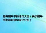 有关端午节的诗句大全（关于端午节的诗句佳句简介介绍）
