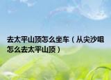 去太平山顶怎么坐车（从尖沙咀怎么去太平山顶）