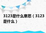 3123是什么意思（3123是什么）