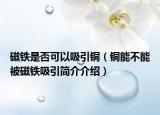 磁铁是否可以吸引铜（铜能不能被磁铁吸引简介介绍）