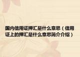 国内信用证押汇是什么意思（信用证上的押汇是什么意思简介介绍）