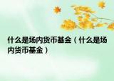 什么是场内货币基金（什么是场内货币基金）