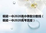 铜梁一中2020高中录取分数线（铜梁一中2020高考喜报）
