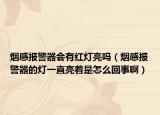烟感报警器会有红灯亮吗（烟感报警器的灯一直亮着是怎么回事啊）