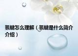 氢键怎么理解（氢键是什么简介介绍）