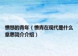愤怒的青年（愤青在现代是什么意思简介介绍）