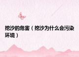 挖沙的危害（挖沙为什么会污染环境）