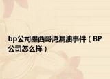 bp公司墨西哥湾漏油事件（BP公司怎么样）