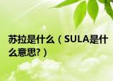 苏拉是什么（SULA是什么意思?）