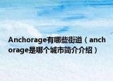 Anchorage有哪些街道（anchorage是哪个城市简介介绍）