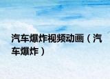 汽车爆炸视频动画（汽车爆炸）