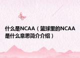 什么是NCAA（篮球里的NCAA是什么意思简介介绍）
