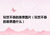 玩世不恭的意思图片（玩世不恭的意思是什么）