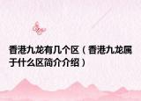 香港九龙有几个区（香港九龙属于什么区简介介绍）