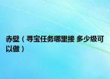 赤壁（寻宝任务哪里接 多少级可以做）