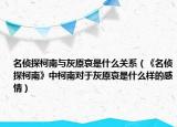 名侦探柯南与灰原哀是什么关系（《名侦探柯南》中柯南对于灰原哀是什么样的感情）